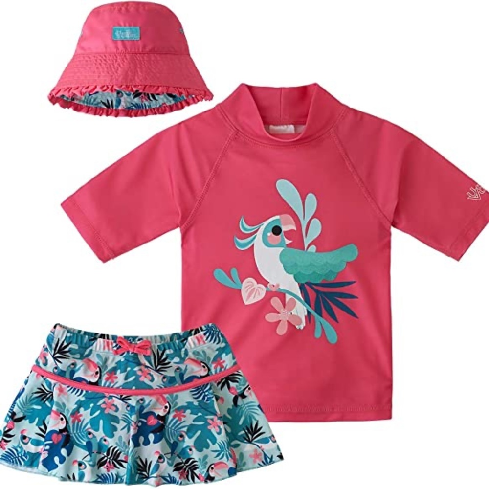 UV SKINZ Girls 3 pieces swim set